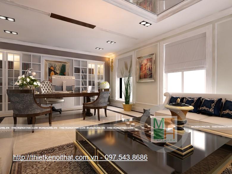 Thiết kế nội thất biệt thự Q9 Sài Gòn - Nhà chị Thảo